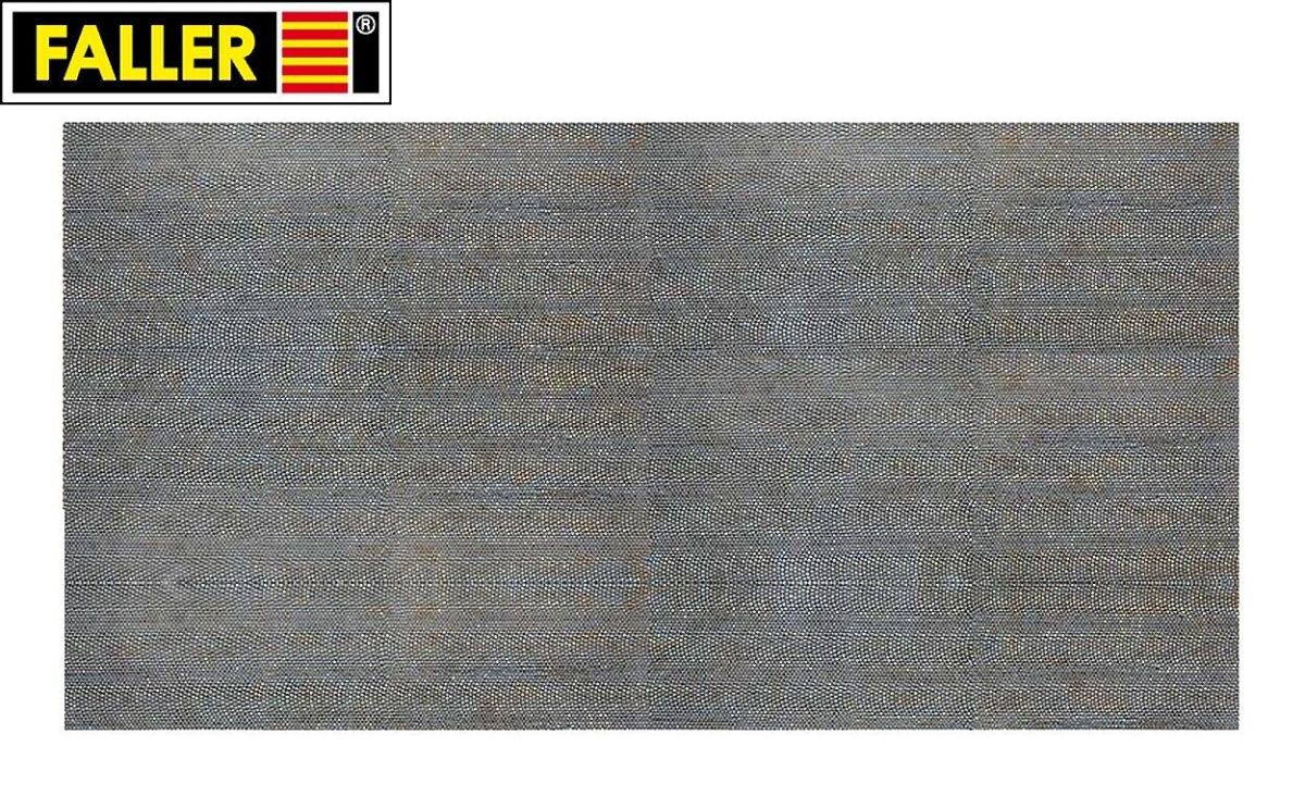 Faller N 222569 Mauerplatte "Römisches Kopfsteinpflaster" (1m² - 60,48 €) 