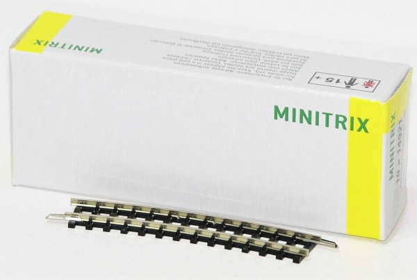 Minitrix / Trix N 14921-S Gebogenes Gleis R2b 15° (10 Stück) 