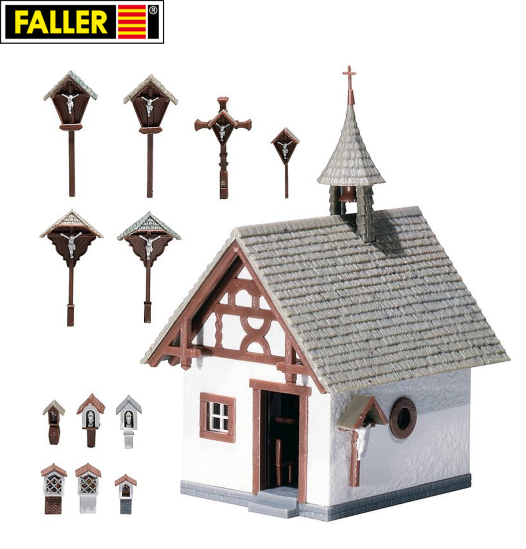 Faller H0 130235 Kapelle mit Wegkreuzen 
