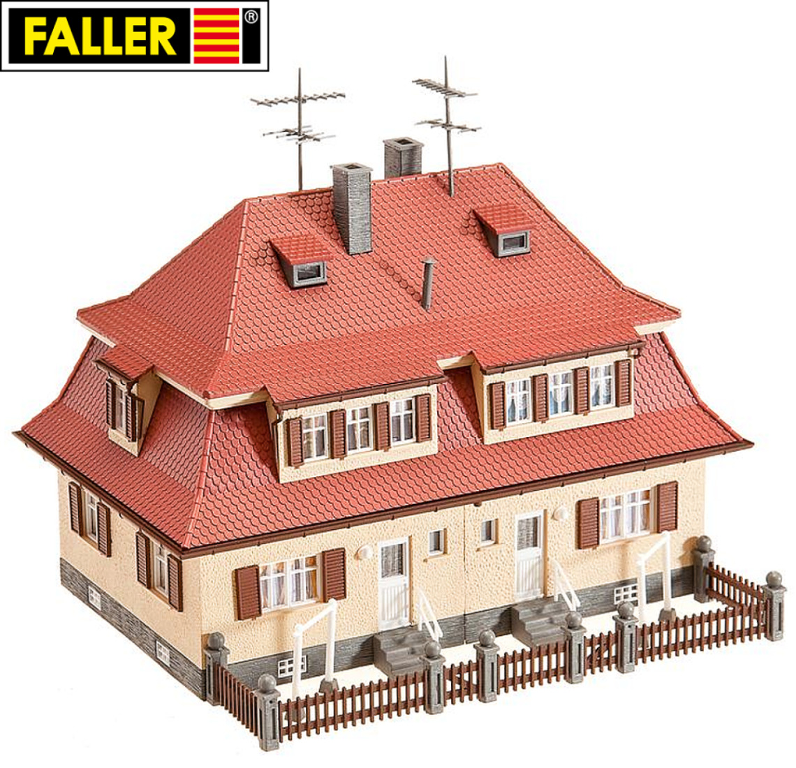Faller H0 130464 Siedlungs-Doppelhaus 