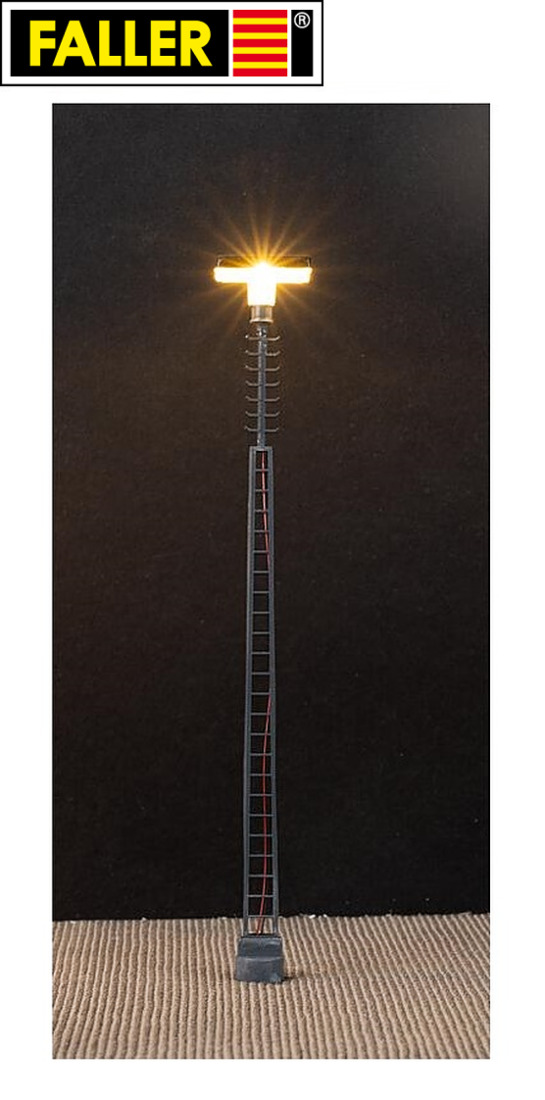 Faller H0 180210 LED-Gittermast-Aufsatzleuchte 