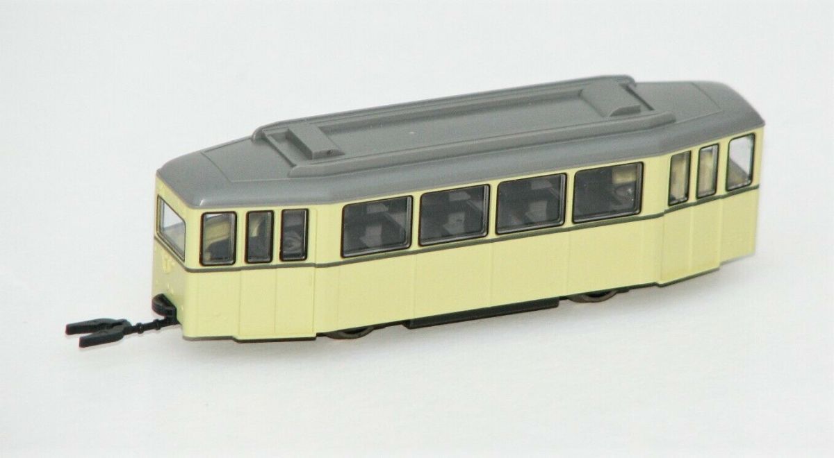 Kato N 14600 Düwag Straßenbahn mit Beiwagen, 2-teilig, beige. #