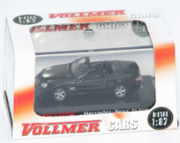 Vollmer Cars H0 1603 Mercedes Benz SL 500 schwarz 
