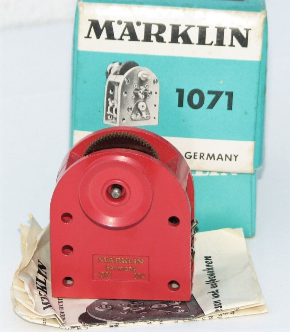 Märklin 1071/1321 Elektromotor mit Anleitung für Metallbaukasten 