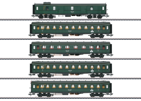 Märklin H0 42265 Wagen-Set "Hechtwagen" der DRG "mit LED-Beleuchtung" Märklin H0 42265 Wagen-Set "Hechtwagen" der DRG "mit LED-Beleuchtung"