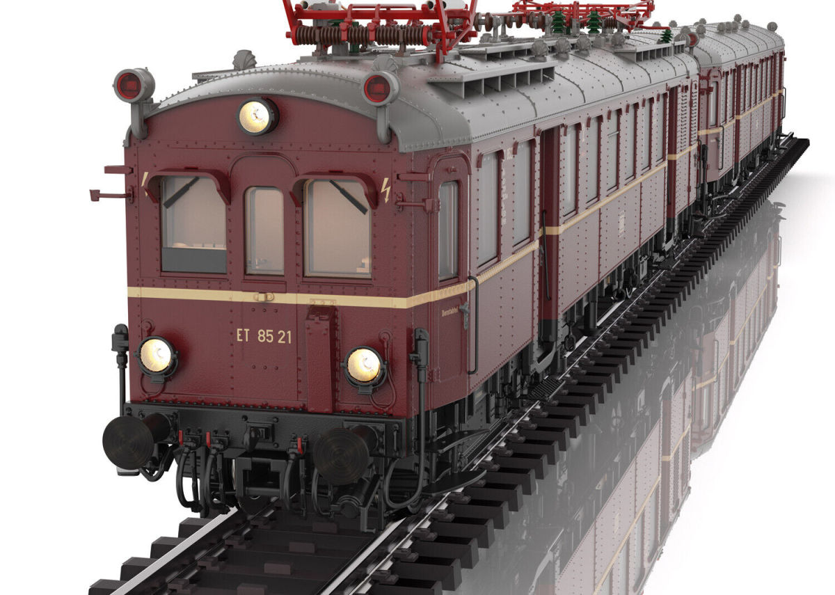Märklin H0 39853 Elektrotriebwagen ET 85 + Beiwagen ES 85 der DB "mfx+ / Sound" - Neuheit 2023 Märklin H0 39853 Elektrotriebwagen ET 85 + Beiwagen ES 85 der DB "mfx+ / Sound" - Neuheit 2023
