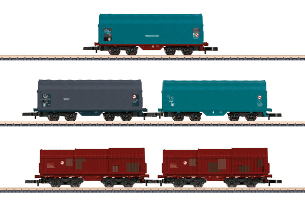 Märklin Z 86358 Güterwagen-Set der SNCB 5-teilig - Neuheit 2023 Märklin Z 86358 Güterwagen-Set der SNCB 5-teilig - Neuheit 2023