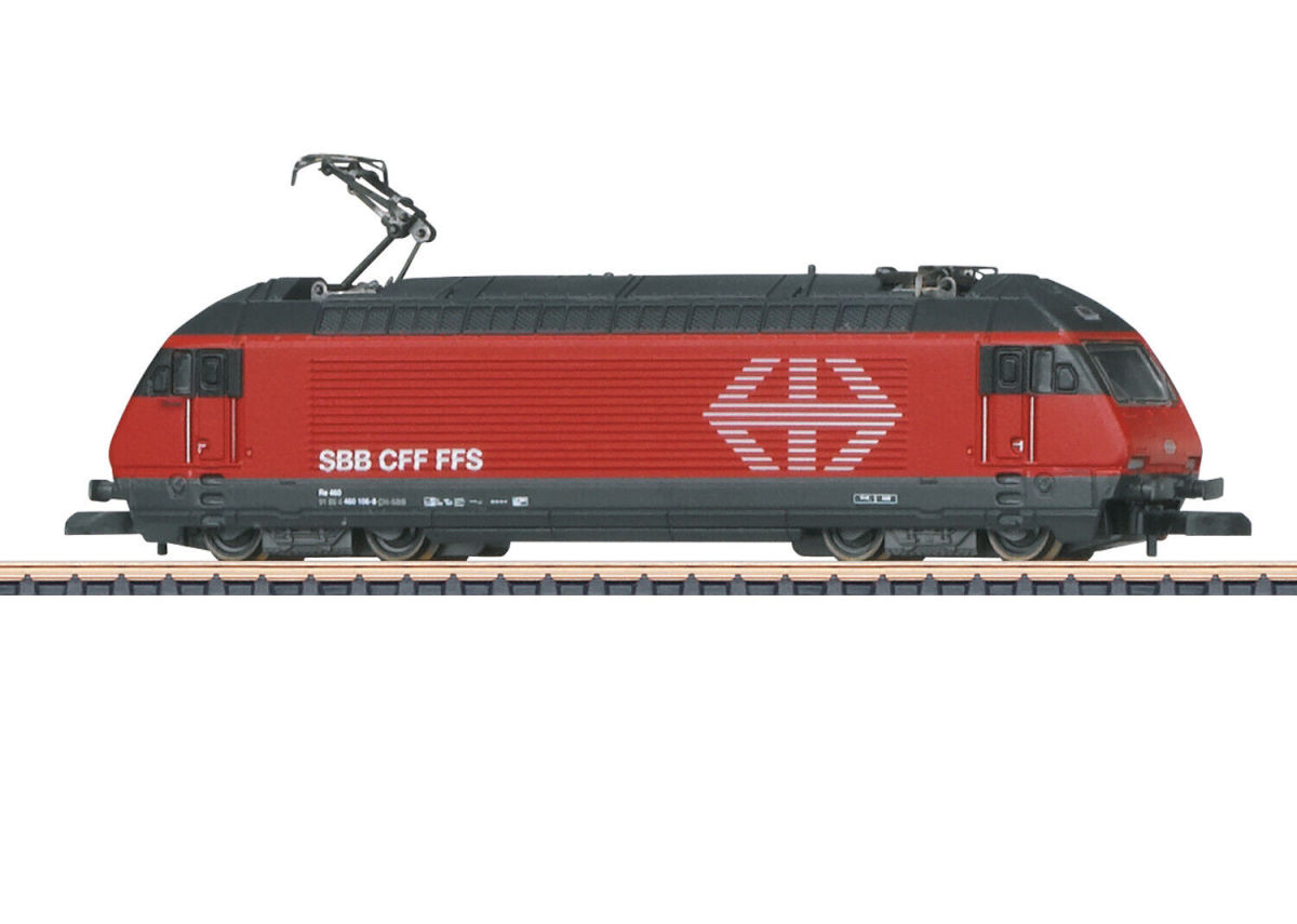 Märklin Z 88468 E-Lok Serie 460 der SBB - Neuheit 2023 Märklin Z 88468 E-Lok Serie 460 der SBB - Neuheit 2023