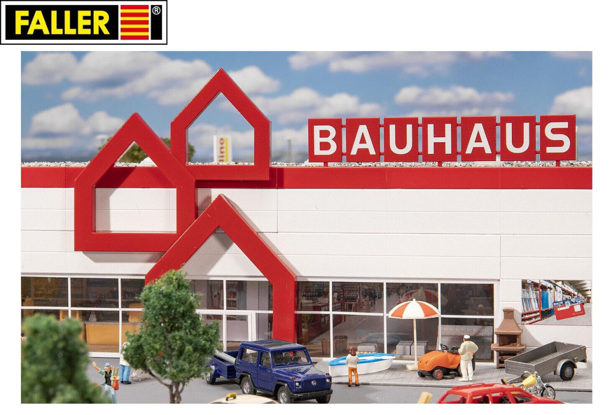 Faller H0 130889 Baumarkt "Bauhaus" Reliefmodell Systembau 