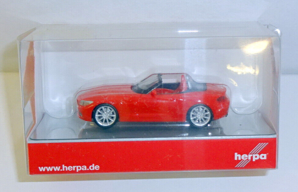 Herpa H0 024204 BMW Z4 Roadster "rot" 1:87 