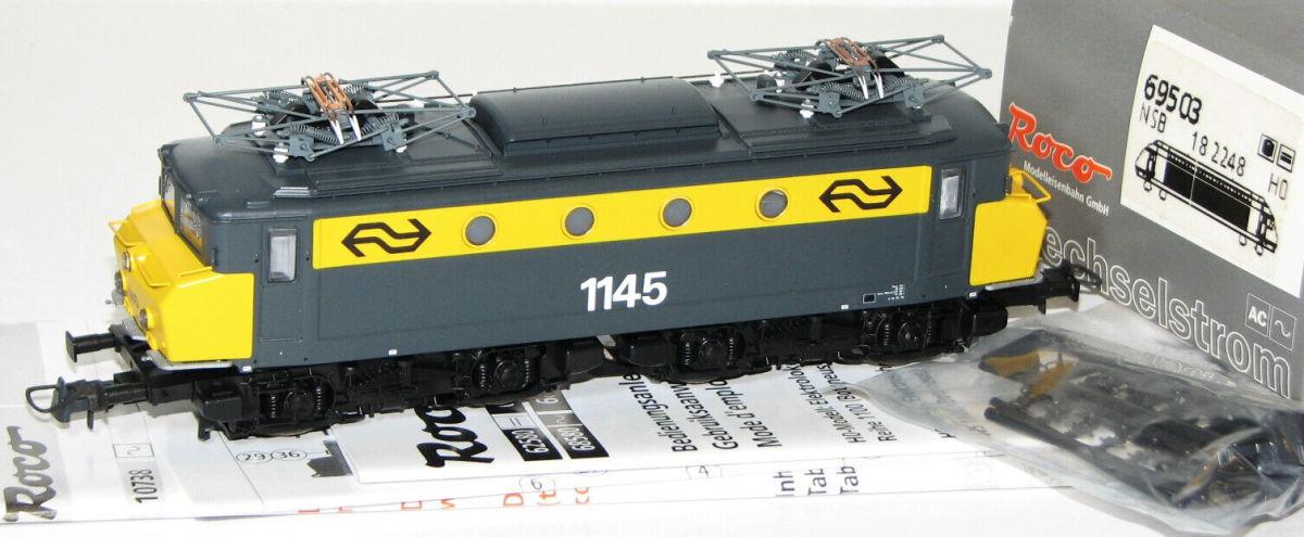 Roco H0 68580 E-Lok Serie 1145 der NS "AC für Märklin Digital" Roco H0 68580 E-Lok Serie 1145 der NS "AC für Märklin Digital"