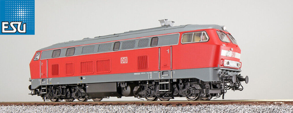 ESU H0 AC/DC 31012-S 3 Stk Diesellok BR 218 der DB "Sound + Dampf" ESU H0 AC/DC 31012-S 3 Stk Diesellok BR 218 der DB "Sound + Dampf"