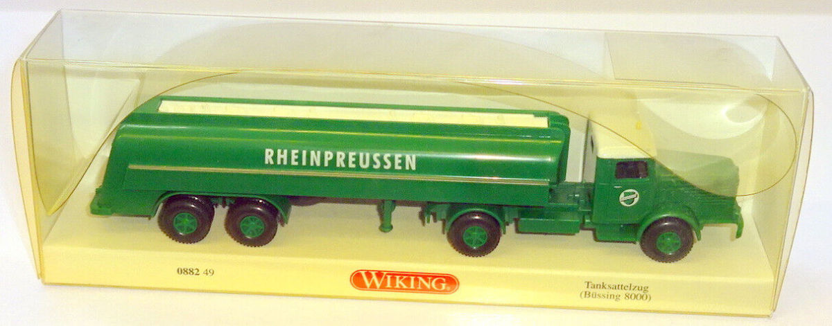 Wiking H0 088249 Tanksattelzug Büssing 8000 "Rheinpreussen" 1:87 W47