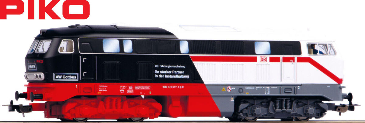 Piko H0 57400 Diesellok BR 218 der DB AG "FZI Cottbus" 