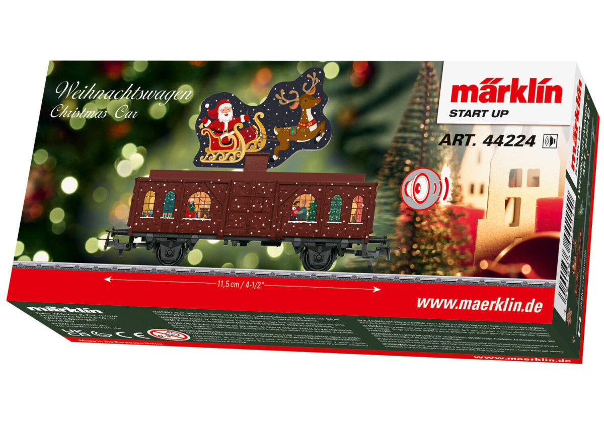 Märklin H0 44224 Weihnachtswagen mit Soundmodul 