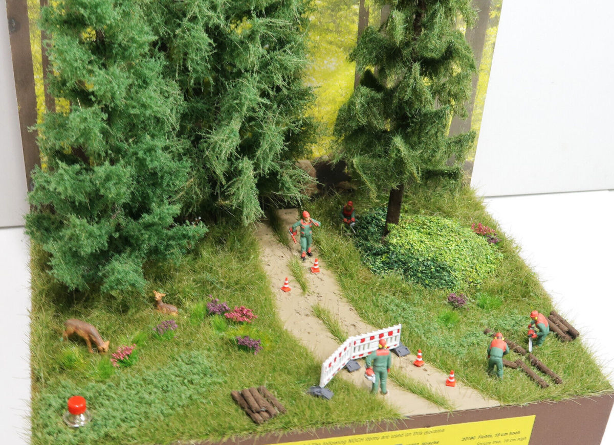 NOCH H0 71828 Exklusives Händler-Diorama "Baumfällarbeiten" 