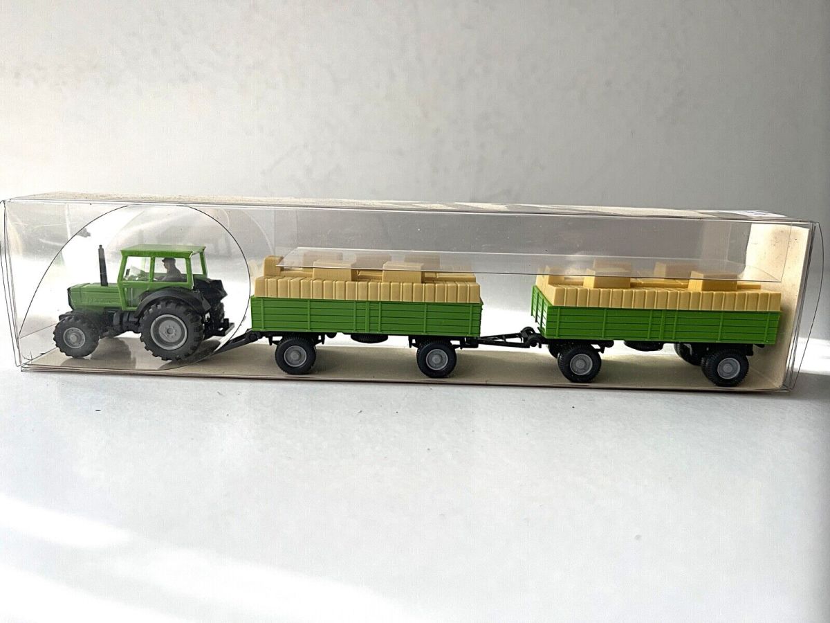 Wiking 1:87 26386 Deutz Schlepper mit Anhänger A46