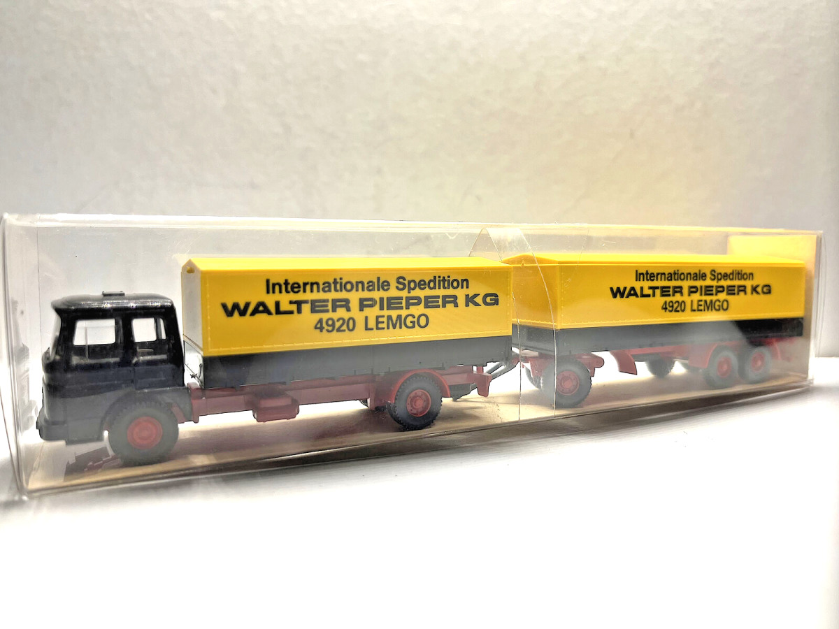 Wiking 1:87 25421 MAN Lastzug Walter Pieper KG A85