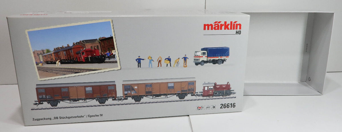 Märklin H0 26616 Leerkarton der Zugpackung "DB Stückgutverkehr" 