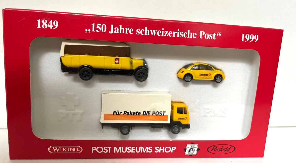 Wiking 1:87 Roskopf PMS 81-05 150 Jahre Schweizerische Post A648 Wiking 1:87 Roskopf PMS 81-05 150 Jahre Schweizerische Post A648