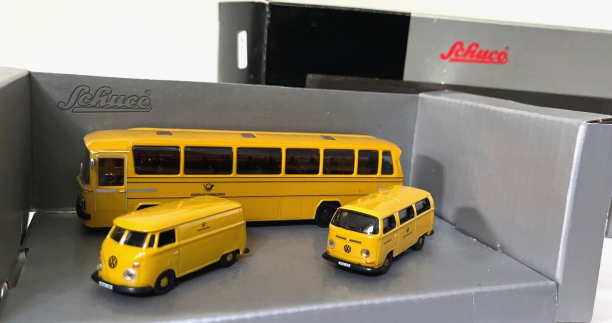 Schuco 1:87 25584 Bundespost Set A854 Schuco 1:87 25584 Bundespost Set A854