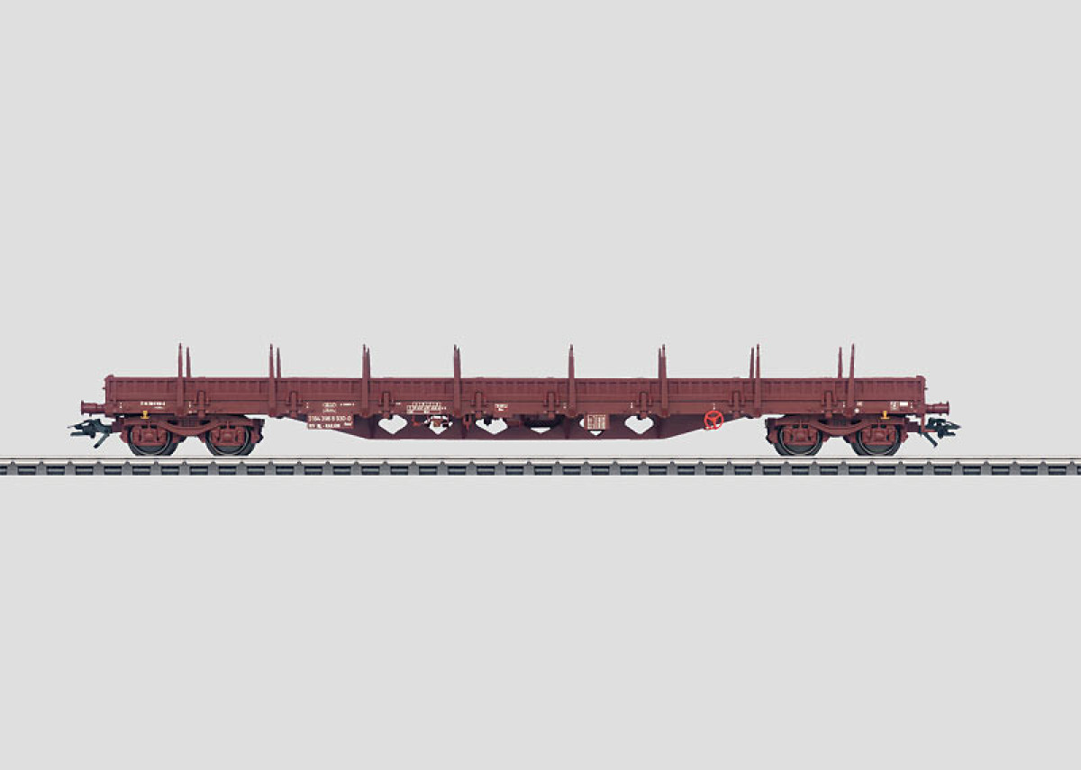 Märklin H0 47006 Niederbordwagen mit Rungen der NS Märklin H0 47006 Niederbordwagen mit Rungen der NS