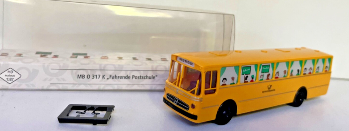 Brekina 1:87 018467 MB O317 K Fahrende Postschule A1010 Brekina 1:87 018467 MB O317 K Fahrende Postschule A1010