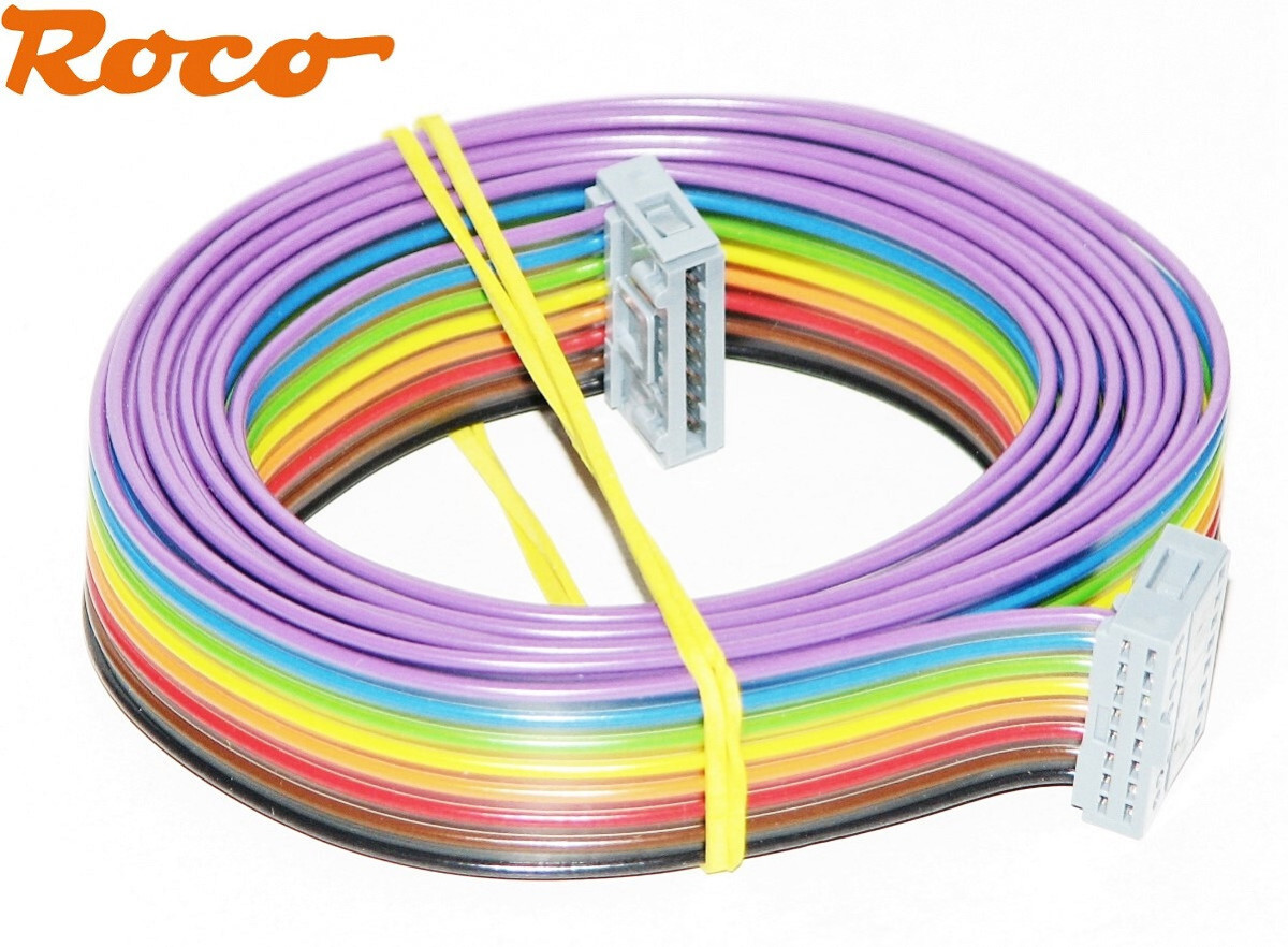 Roco H0 114816 8-poliges Kabel mit 2 Stecker für Drehscheibe 42615