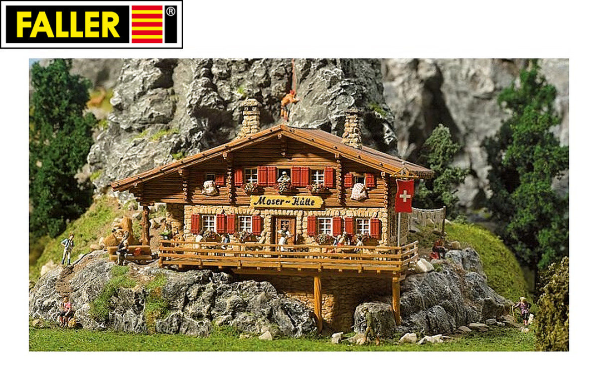 Faller H0 130329 Hochgebirgshütte Moser-Hütte 