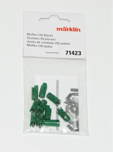 Märklin 71423 Muffen grün (10 Stück) 