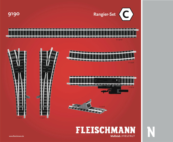 Fleischmann N 9190 Rangier-Set C 