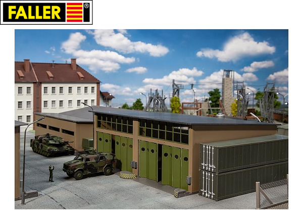 Faller Military H0 144103 Reparaturhalle 