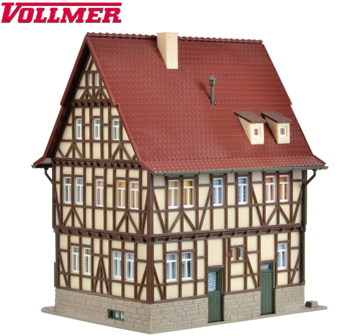 Vollmer H0 43730 Bauernhaus mit Hoftor 
