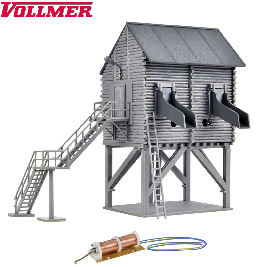 Vollmer H0 45635 Schotter-Verladestation angetr. Verschlussklappen 