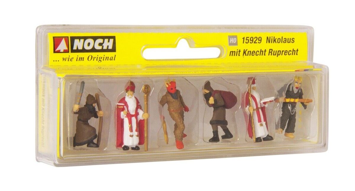 NOCH H0 15929 Nikolaus mit Knecht Ruprecht 