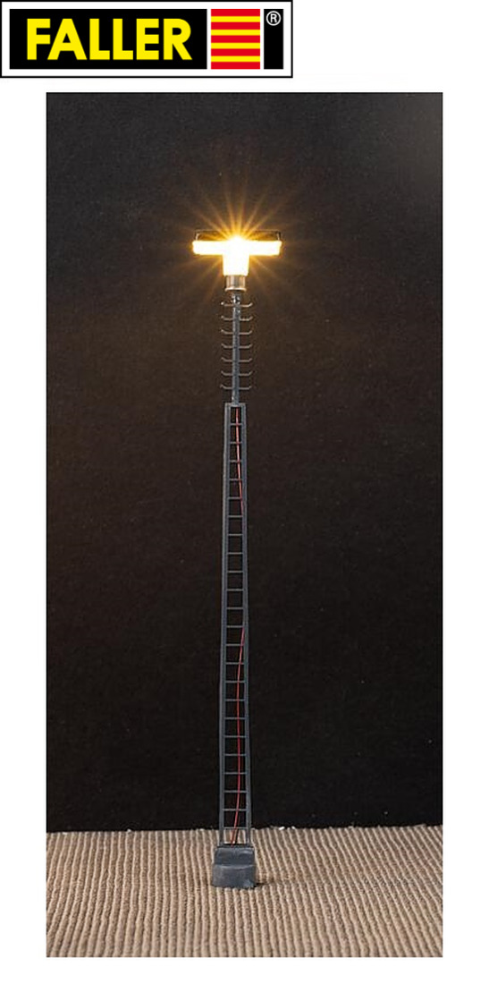 Faller H0 180110 LED-Gittermast-Aufsatzleuchte (3 Stück) 