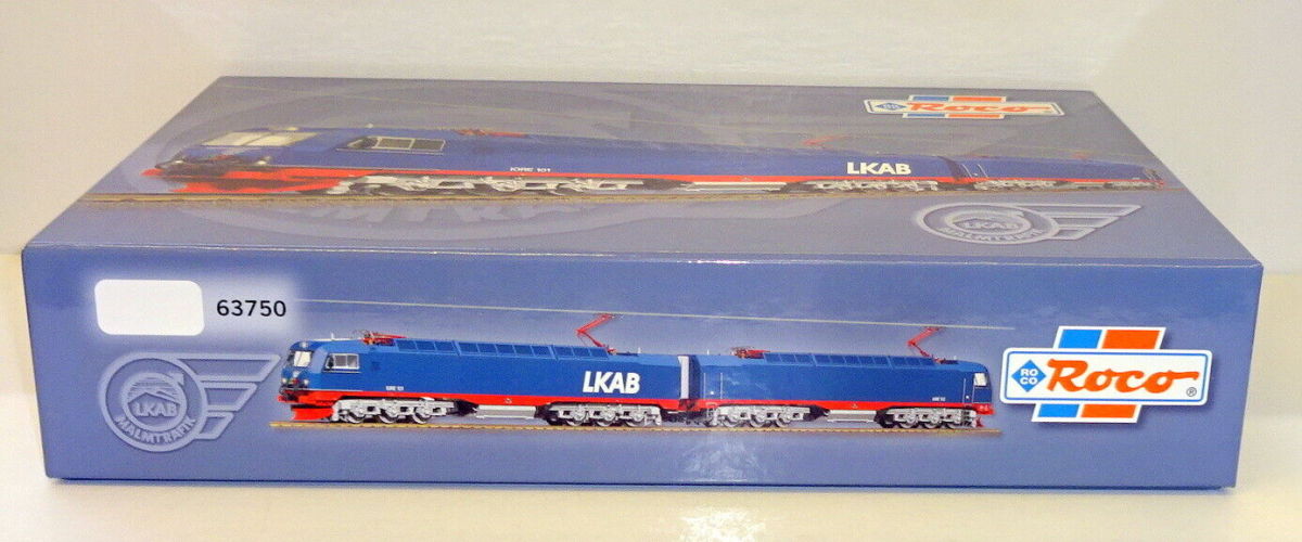 Roco H0 63750 Doppel-E-Lok IORE 101 / 102 der LKAB "mit DSS" 