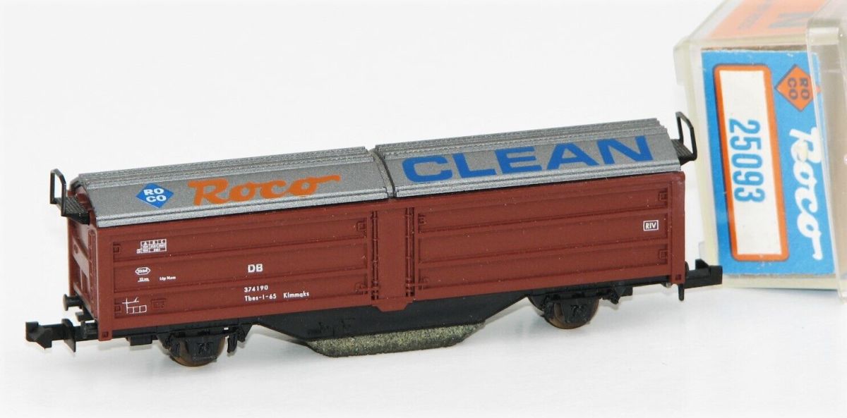 Roco N 25093 Schienenreinigungswagen "Roco Clean" der DB 
