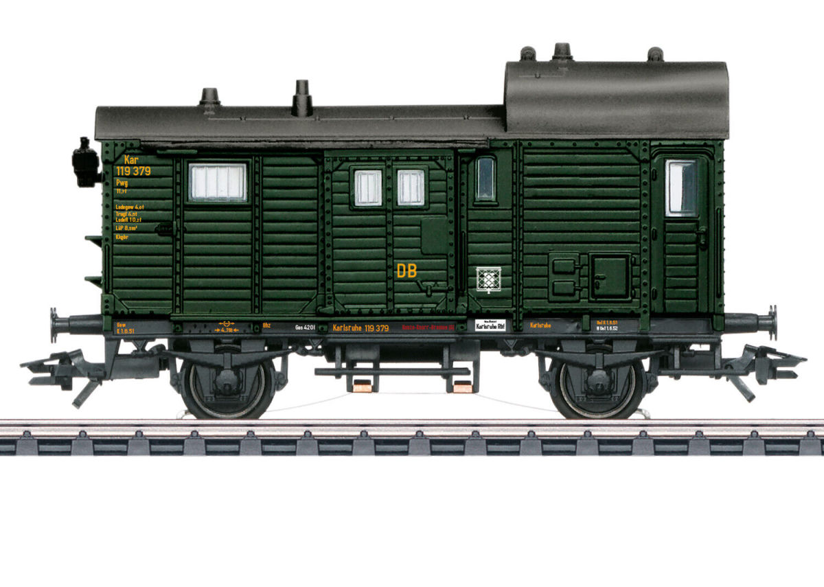 Märklin H0 46986 Güterzug-Gepäckwagen Pwg Pr 14 der DB "mfx / Sound" 