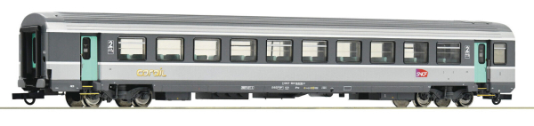 Roco H0 74539 Corail-Großraumwagen "Typ B10rtu" 2. Kl. der SNCF 1:87 