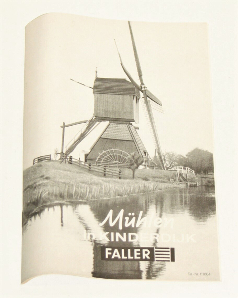 Faller Beiblatt "Windmühlen in Kinderdijk" 