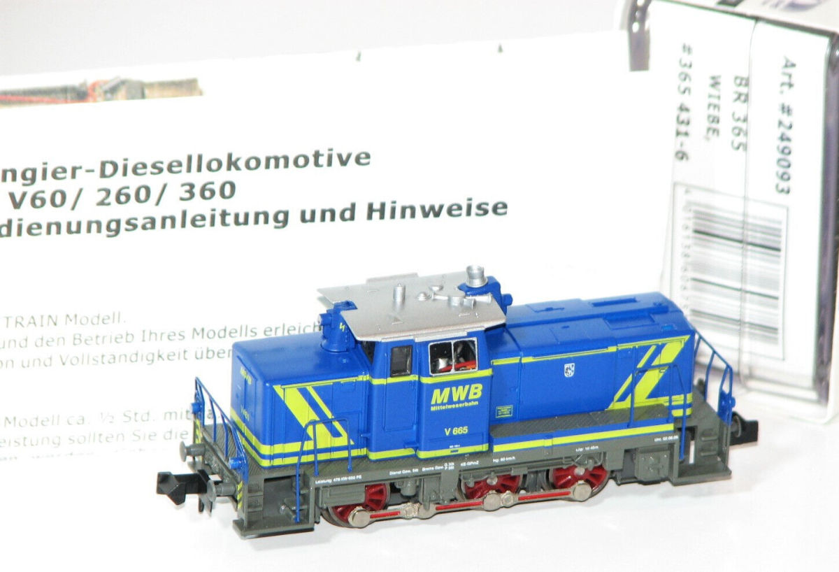 Hobbytrain/Conrad N 249093 Diesellok BR365 Wiebe der MWB "mit DSS" 