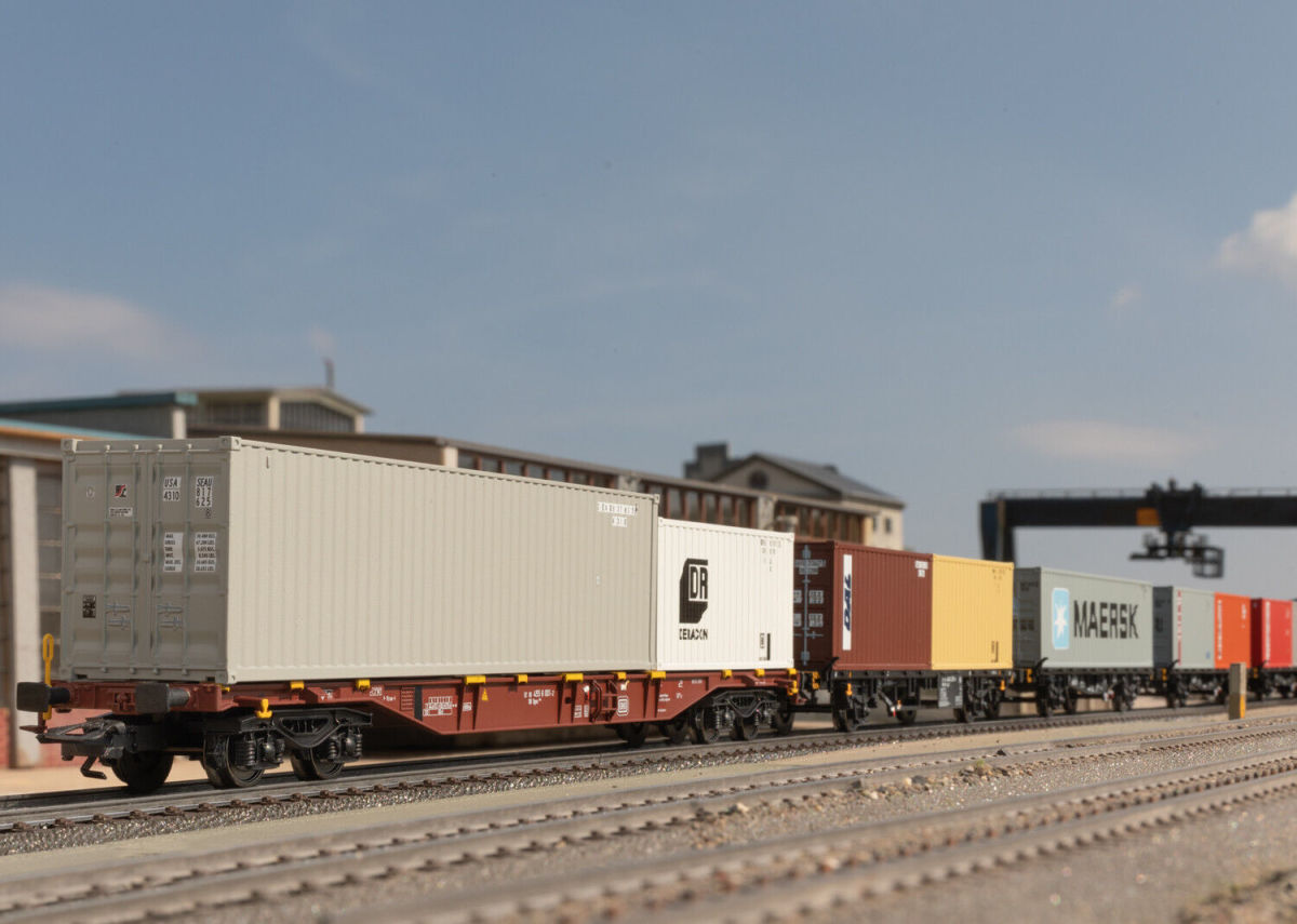 Märklin H0 47680 Container-Tragwagen-Set der DB 5-teilig 