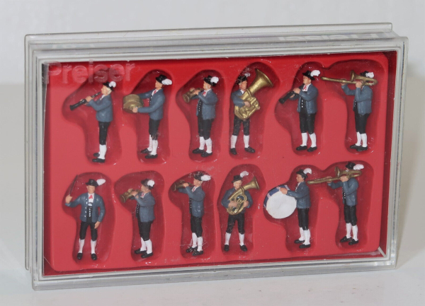 Preiser H0 10250 Bayerische Musikkapelle (12 Figuren) Preiser H0 10250 Bayerische Musikkapelle (12 Figuren)