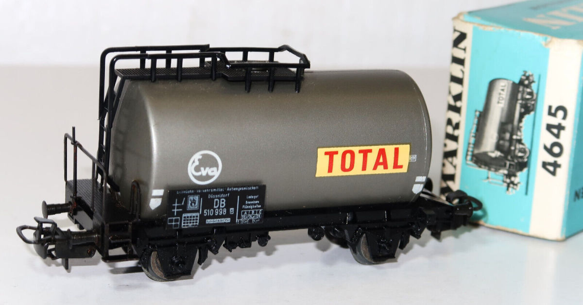 Märklin H0 4645 Kesselwagen Eva Total der DB Märklin H0 4645 Kesselwagen Eva Total der DB