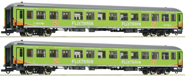 Roco H0 74090 Personenwagen-Set "Flixtrain" 1:87 