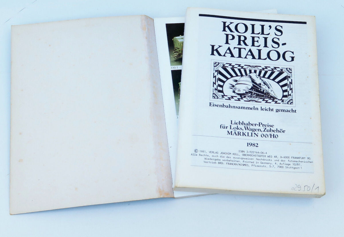 Koll's Preiskatalog 1982 00/H0