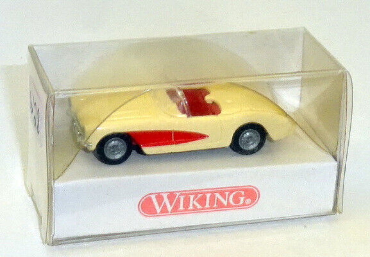 Wiking H0 81901 Chevrolet Corvette hellbeige/rot 1:87 W28