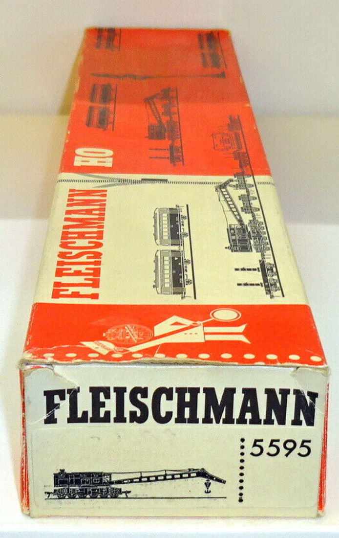Fleischmann H0 5595 Kranwagen KRUPP-ARDELT der DB mit Profikupplungen 