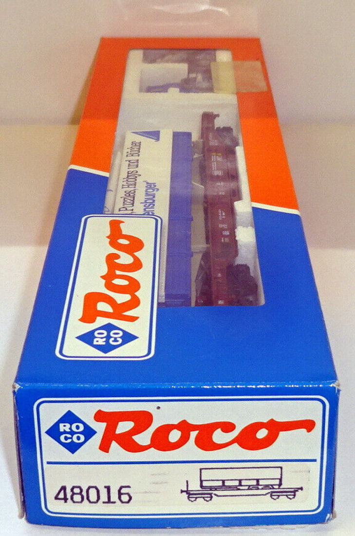 Roco H0 48016 Einheitstaschenwagen "Ravensburger" der DB 